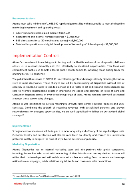 Implementation Controls