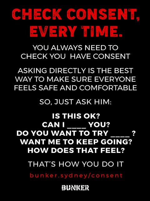 CHECK CONSENT EVERY TIME