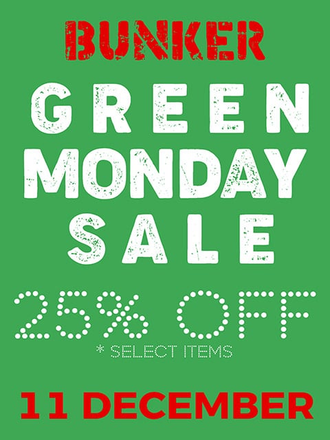 GREEN MONDAY SALE