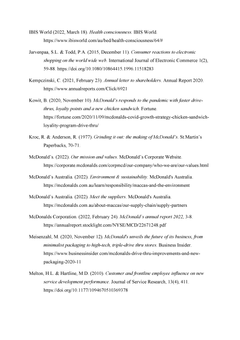 Business Case Project Report